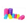 Mikinona 36pcs Plastic Hair Curlers Self Holding Hairstyle Tools for
