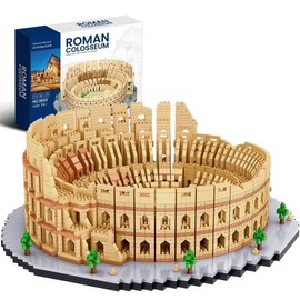Roman Colosseum Building Blocks Set, 5594 PCS Architecture Model Building Kit, MOC Modular House Mini Construction Brick Toys Gifts for Kids Adults Childrens