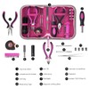 Household Hand Tools Pink Home Tool Kit Universal Lady's Tool