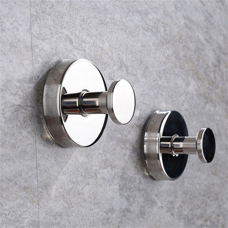 Boxonly No-Drill Suction Hooks,2024 Upgraded Stainless Steel Waterproof Hooks for