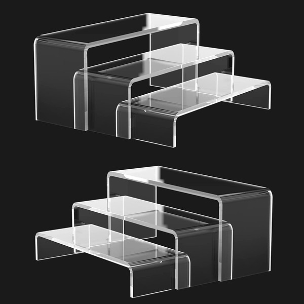 Janaden Acrylic Display Risers Stands Clear Acrylic Risers for POP