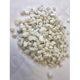 Easythru Exotic Pebbles, Decorative White Bean Pebbles for Outdoor Landscaping or Indoor Projects (Fish Tanks and Potted Plants) 0.8-1.0 cm (40 lbs)