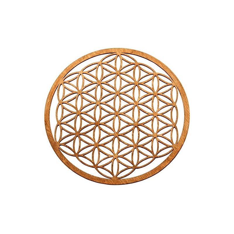 MC-TREND® High-quality flower of life made of wood (diameter 30