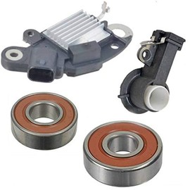 Alternator Rebuild Kit for 2005-2010 Escalade Avalanche Silverado DR44G Voltage Regulator, Bearings, Brushes - 8302RK