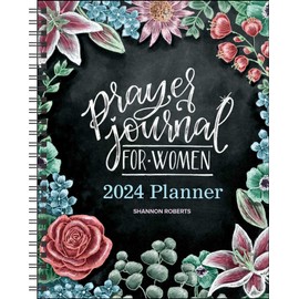 Prayer Journal for Women 12-Month 2024 Monthly/Weekly Planner Calendar