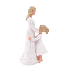 Mother and Daughter Figurines, Gift for Mother's Day, Birthday Gifts for Mom, Loving Mother/Loving Daughter Statue Gift Celebrating The Love Between Mom And Daughter Sculpted Hand-Painted Figure