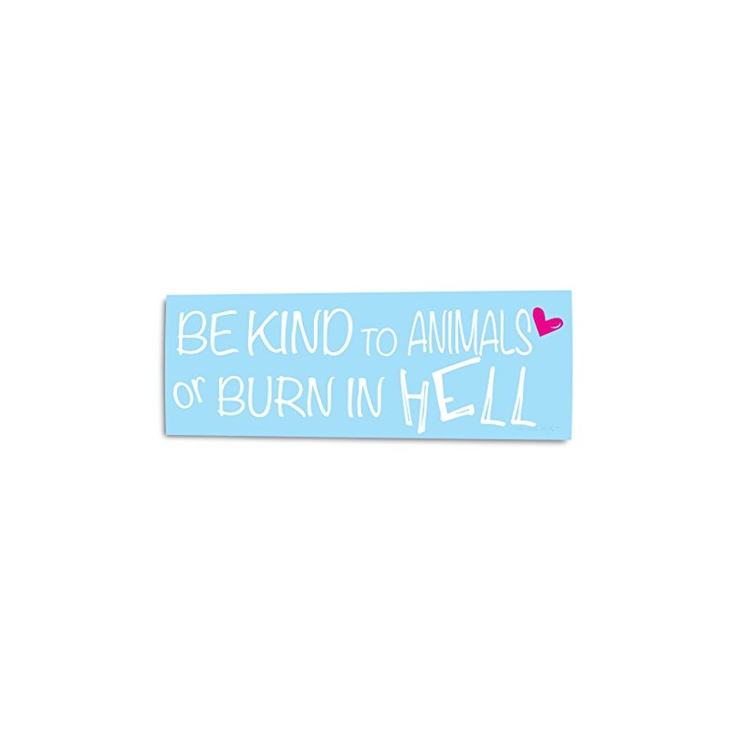 Luke Duke Decals BE Kind to Animals 8" car Window