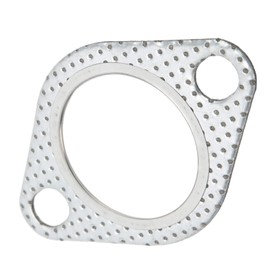 Exhaust Pipe Gasket, 2-Hole Flange Gasket, 1.75 Inch Manifold Universal for Inner Diameter 1.75 Inches/45 mm Exhaust Pipe/Turbo Vehicle