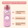Pink Nurse Stickers, Pink Nurse Sticker Set, 100 Pieces, Cute