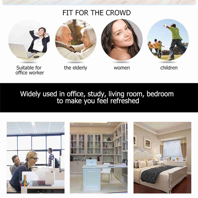 Portable Air Purifier Negative Ion Generator Sterilization Disinfection Device (White