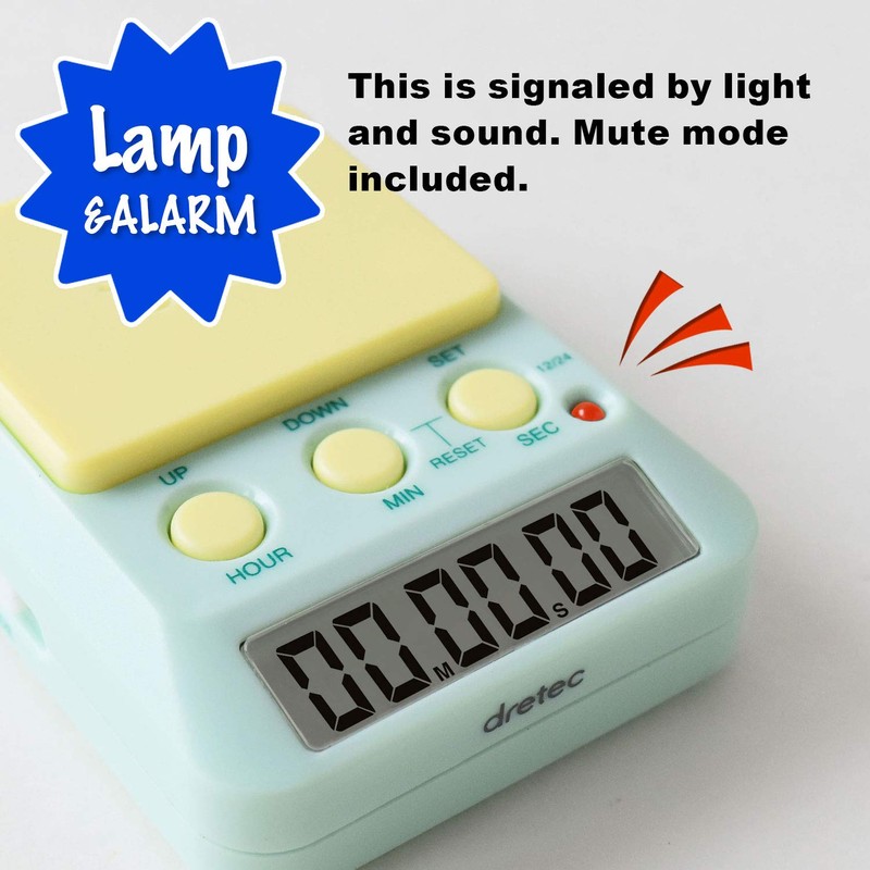 3"-ONE Digital Timer for Kids, Classroom Timer (Countdown) / Stopwatch