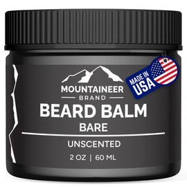 Mountaineer Brand Natural Beard Balm with Pine Tar Scent | Scents Inspired by Nature | Beard Butter for Men | Leave in Condidtioner | Hydrates, Softens and Tames | Made in West Virginia | 2oz
