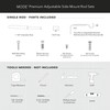 MODE Premium Collection Side Mount 1 1/8" Diameter Curtain Rod