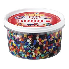 Hama 210-67 - Beads Tin, Full Tone Colour
