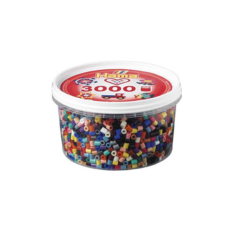 Hama 210-67 - Beads Tin, Full Tone Colour