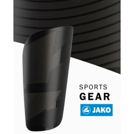JAKO Unisex River Light Shin Pads, Black, M