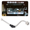Stainless Steel Steam Wand Coffee Machine Steam Tube for DeLonghi