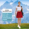 MIVEI - Falda tipo cargo para mujer, con bolsillos con