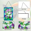 Viveta Hummingbird Stained Glass Window Hanging, Stained Glass Suncatchers for
