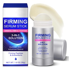 Retinol Firming Serum Stick for Women, 3 in 1 Advanced Retinol Serum Stick Tighten and Firm Face & Neck, Reduce Wrinkles and Fine Lines, Deep Moisturizing Skin