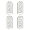 JZK 4X Flexible Split Metal mesh Gutter Guards fit Round