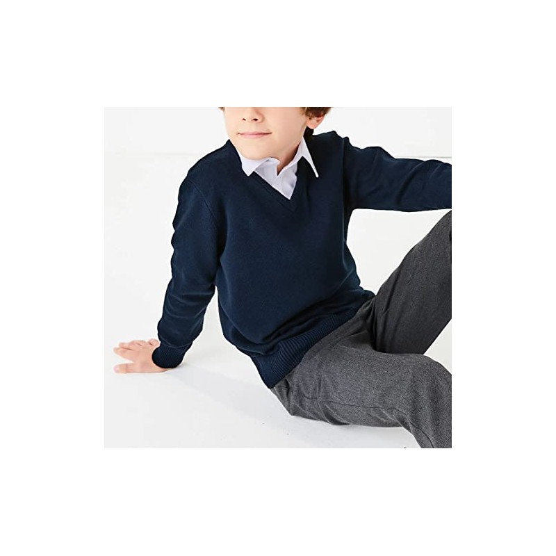 CARE SMART UNIFORM 2pk Boy's School Jumper (8 Years, Navy)
