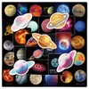 Solar System Stickers for Kids, Universe Planets Stickers, 50Pcs Outer