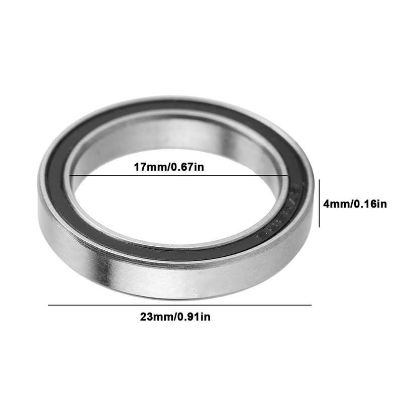 10 Pcs Deep Groove Double Sealed Bearing Steel Ball Single