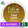 Café Escapes Chai Latte Keurig Single-Serve K-Cup Pods, 24 Count