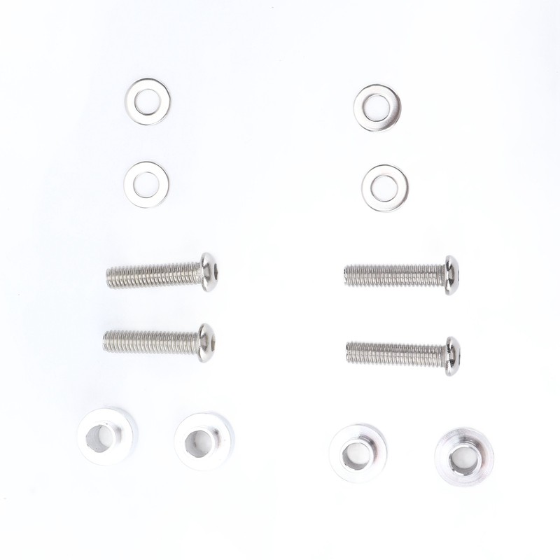 Trunk Lid Flagpole Mount Kit with Skull Flag L R