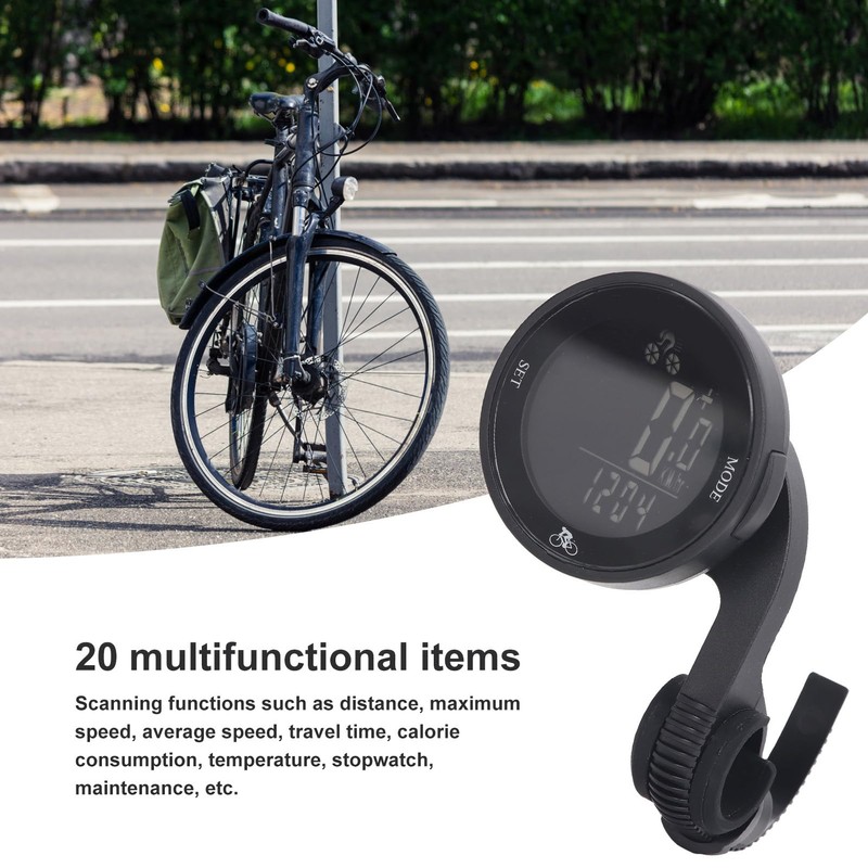 Bike Computer Wireless GPS, Bike Speedometer with Backlight Speed Cadence