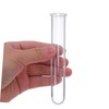 Outanaya 6pcs Clear Test Tube Vases for Hydroponic Plants Transparent