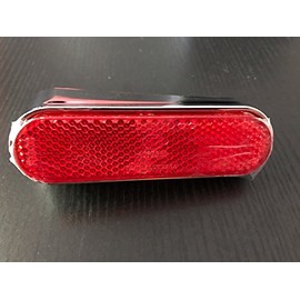 58234R5 OEM Vespa Reflector trasero derecho - Para Vespa seleccionada: GT, GTS, GTV, LX, S | Compatible: 58234R, 584925 (rojo)