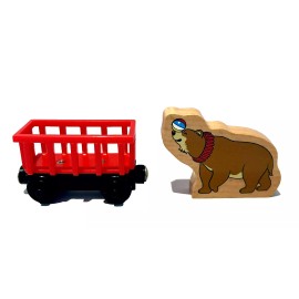 Learning Curve Thomas & Friends Learning Curve Circus Bear Animal Train with Cargo Car, New