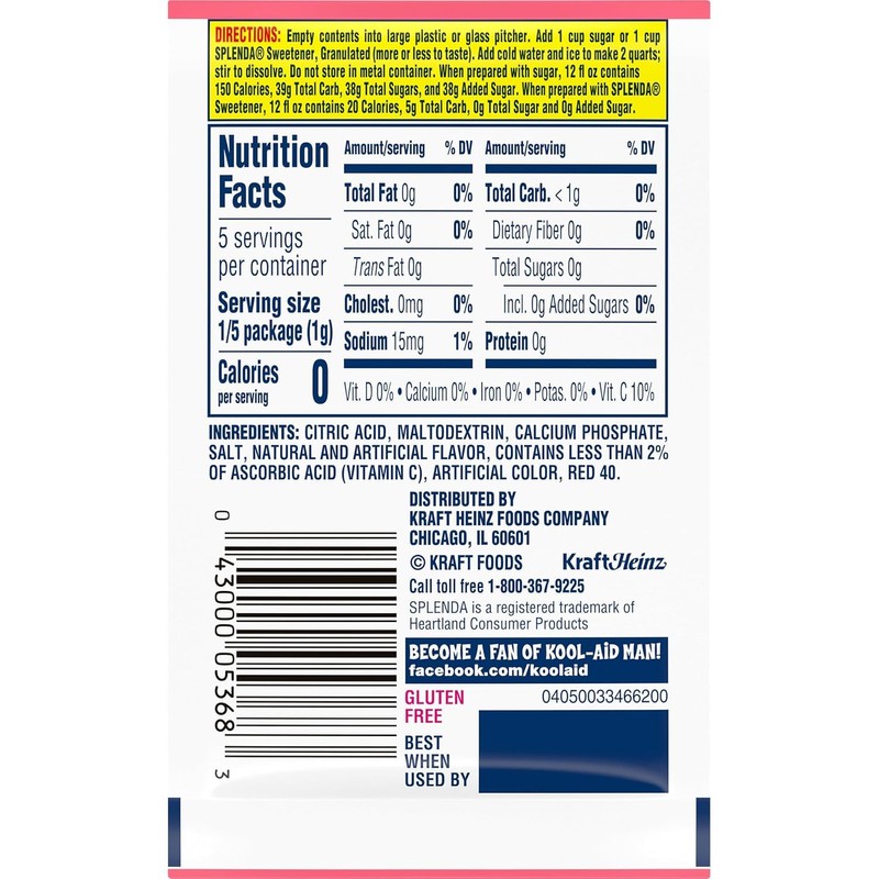 Kool-aid Watermelon Unsweetened 15 Packets