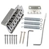 Chrome Tremolo Bridge System Electric Guitar Bridge Parts Set for