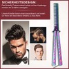 Cosswe Foldable Pocket Comb Spring Hair Styling Accessories for Hairdressing