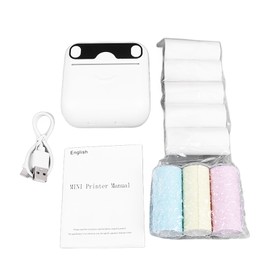 Mini Printer Bluetooth Connection Inkless Printing Portable Pocket Printer for Documents Wrong Question Notes