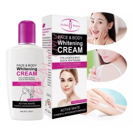Universo en Linea Crema Aclarante Aichun Cara Y Cuerpo Colageno 120ml Hidrata