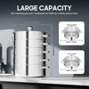 XUANIIIL 5 Tier Steamer 11 Inch Stainless Steel Steam Cooker