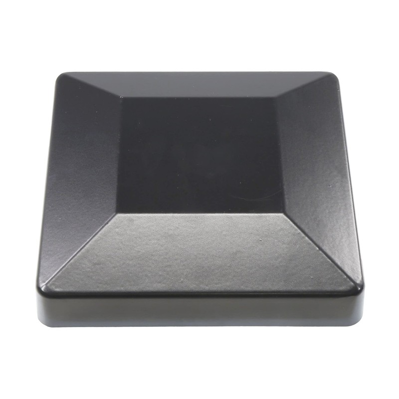 Plum Fittings 6" x 6" Square Black Post Cap for