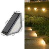 Solar Step Lights for Outdoor Stairs – Warm White LED