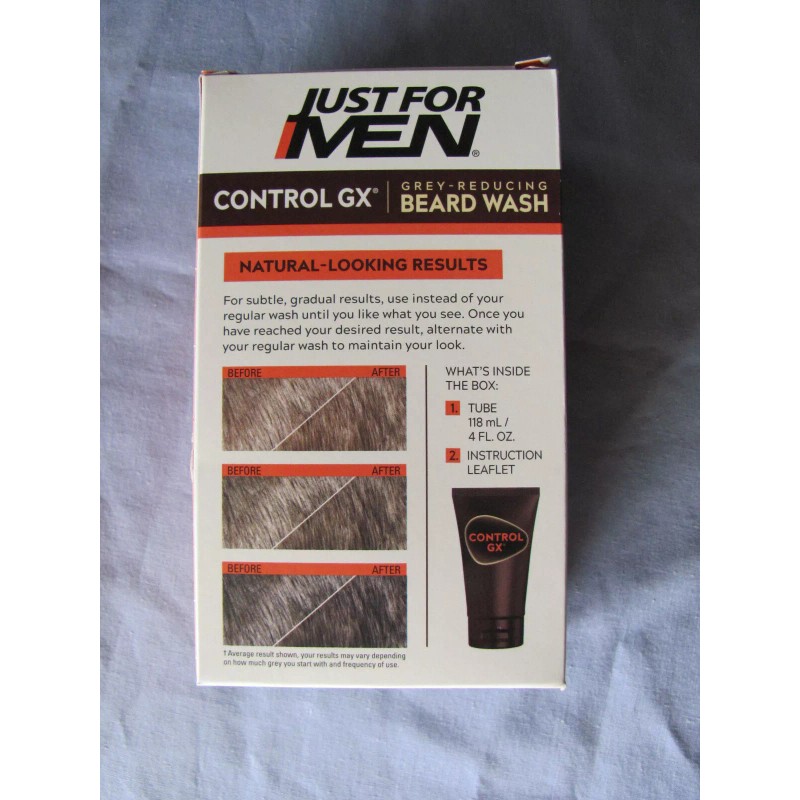 Just For Men Control GX Grey-Reducing Beard Wash, 4 Fl