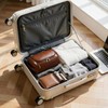 Neceser de Cuero para Hombre,Neceser de Viaje con Manija
