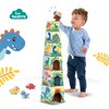 SES Creative Stacking blocks tower with dino figures