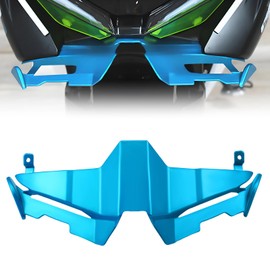 XIDAODIT For CFMOTO 675SR 675SRR 675 SR 675SR-R 675SS 2024 2025 Motorcycle Front Fairing Winglet Aerodynamic Spoiler Beak Nose Cone Extension Fixed Wing Kit (Blue)