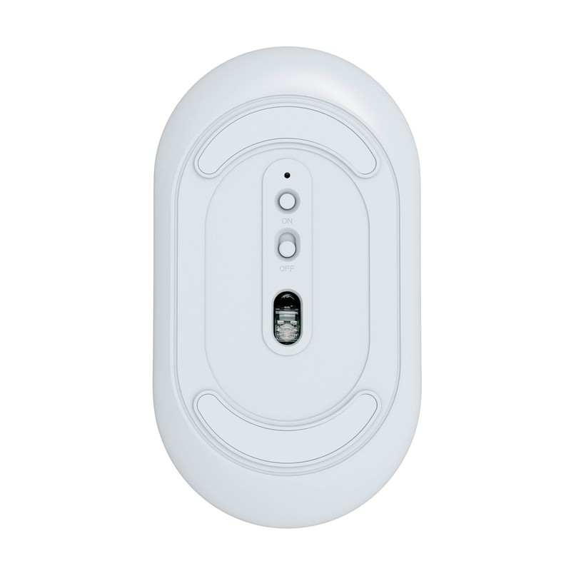 Aptiq Wireless Mouse White - Bluetooth + USB (Dual Mode)
