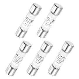 MECCANIXITY 600V 0.5A Time Delay Fuse Fast Blow Glass Fuses Generic Current Limiting Protection Time Delay Cartridge Fuse for DIY Inverter Circuit Board Glass Fuses 5Pack