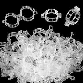 YBLXYSKD 300Pcs Plant Support Clips, Plastic Garden Clips for Climbing Plants, Tomato Trellis Clip for Vine Vegetables Tomato to Grow Upright and Makes Plants Healthier