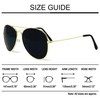 Komonee Pilot Style Gold Frame with Black Lens Sunglasses Set